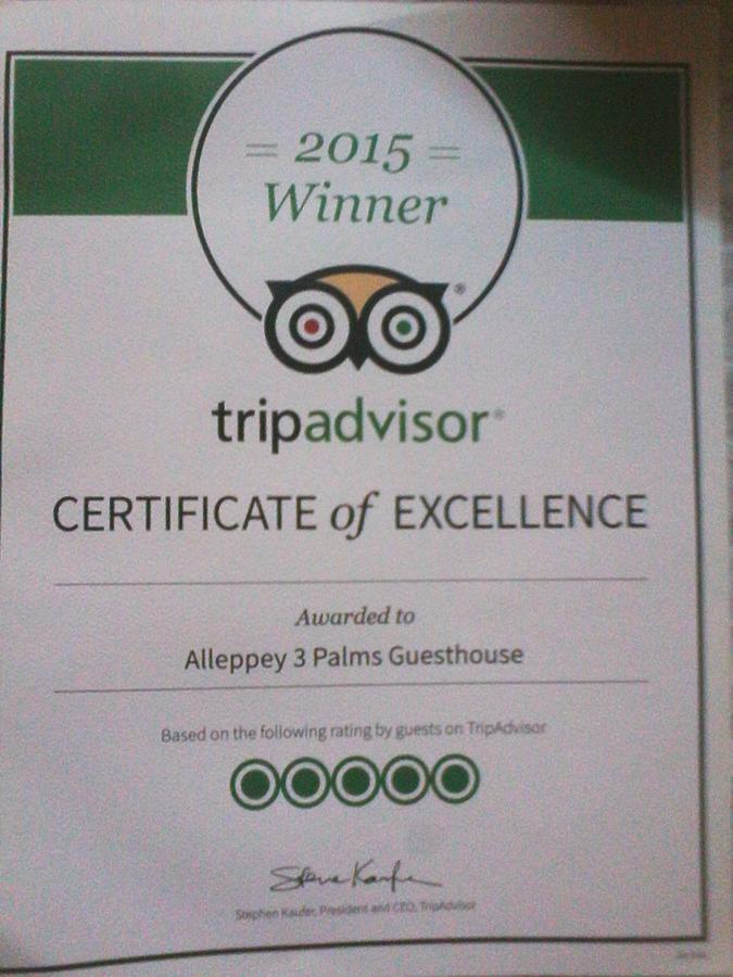 Alleppey 3 Palms Guesthouse Alappuzha Luaran gambar